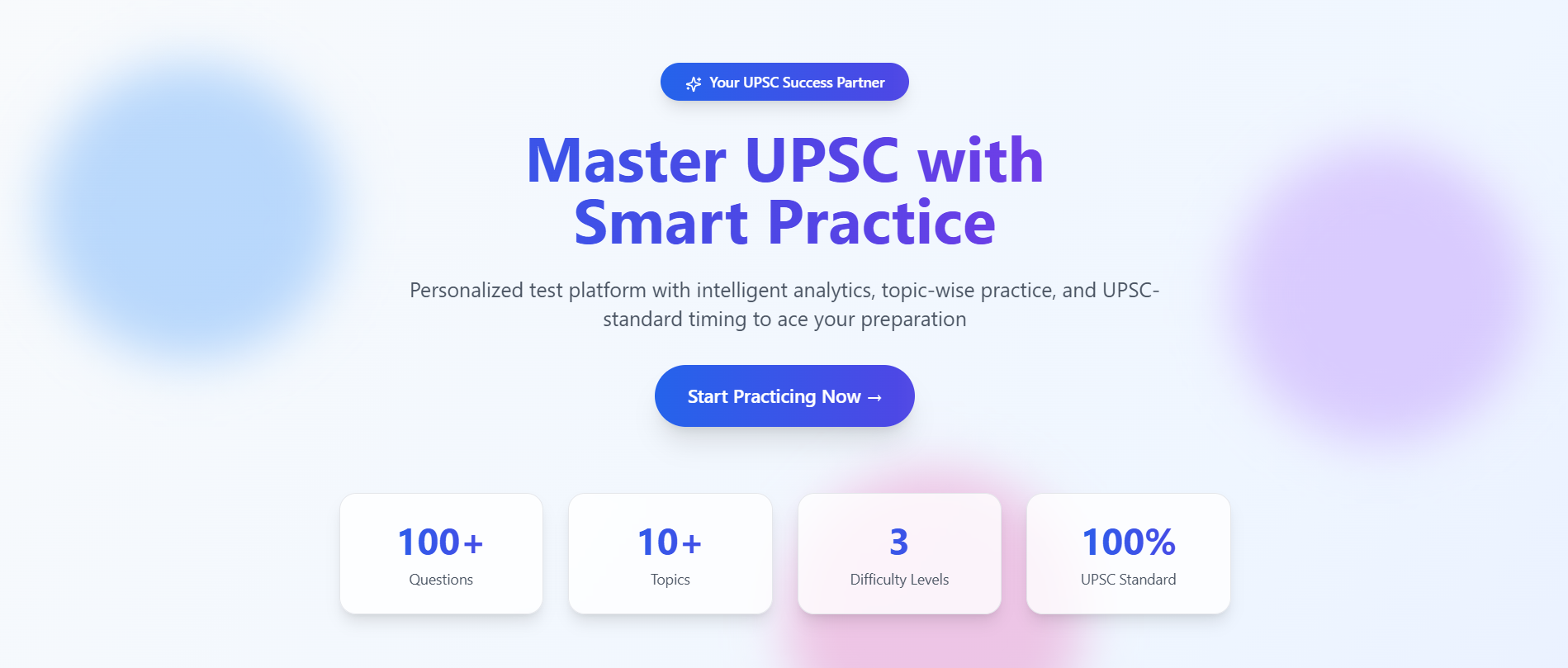 UPSC Practice Set screenshot 1